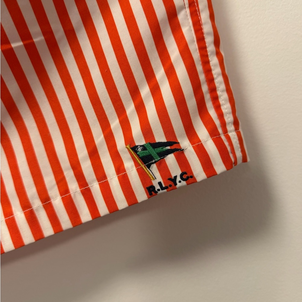 Ralph Lauren Vibrant Striped Swim Trunks - Picture 3 of 4